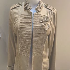 White House Black Market Tan Jacket